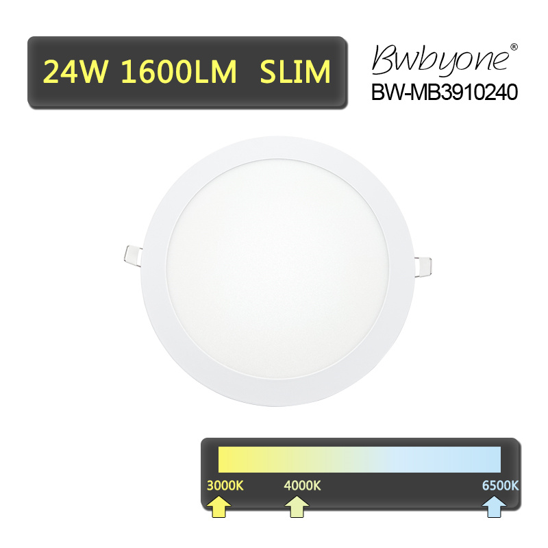24W 1600LM BW-MB3910240 LED Recessed Mounted Panel Light